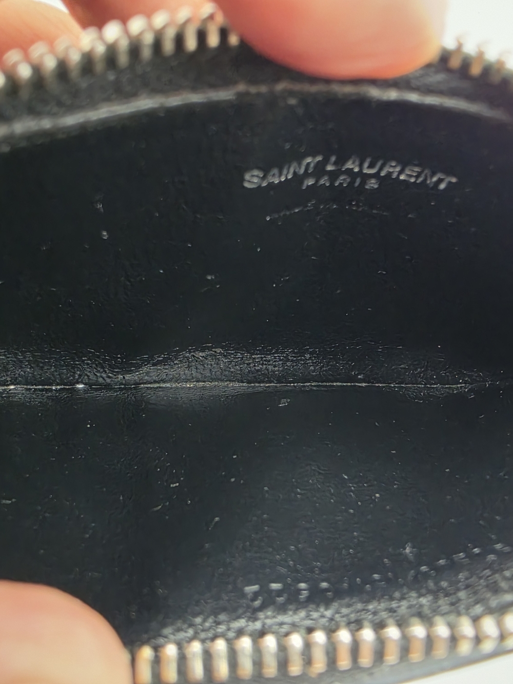 Yves Saint Laurent Black Leather Card Holder Pouch. Authentic.!!! - Picture 10 of 16